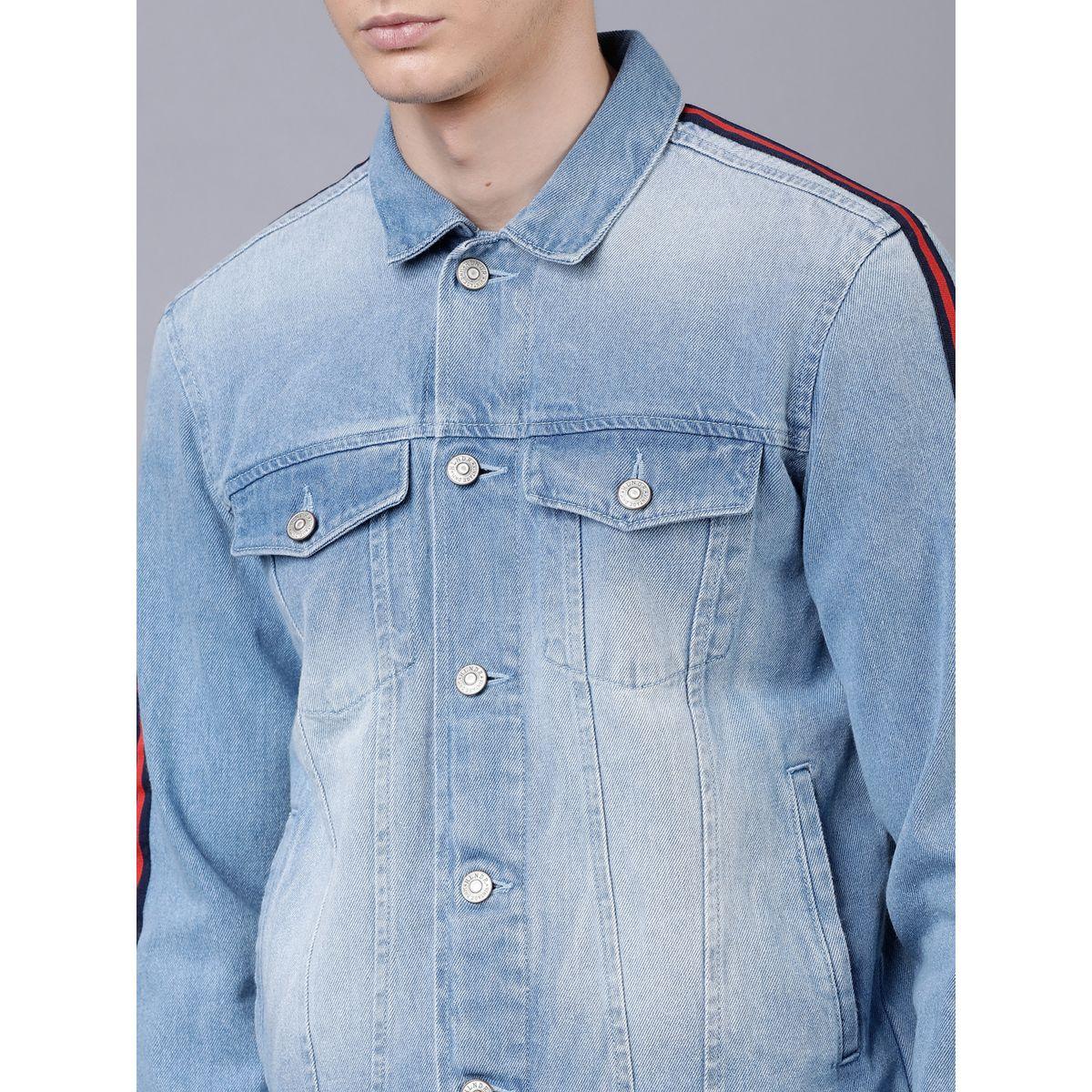جاكيت دنيم بقصة عادية هايلاندر × ستايلي-men-clothing-jacketsandblazers-jackets-image-5