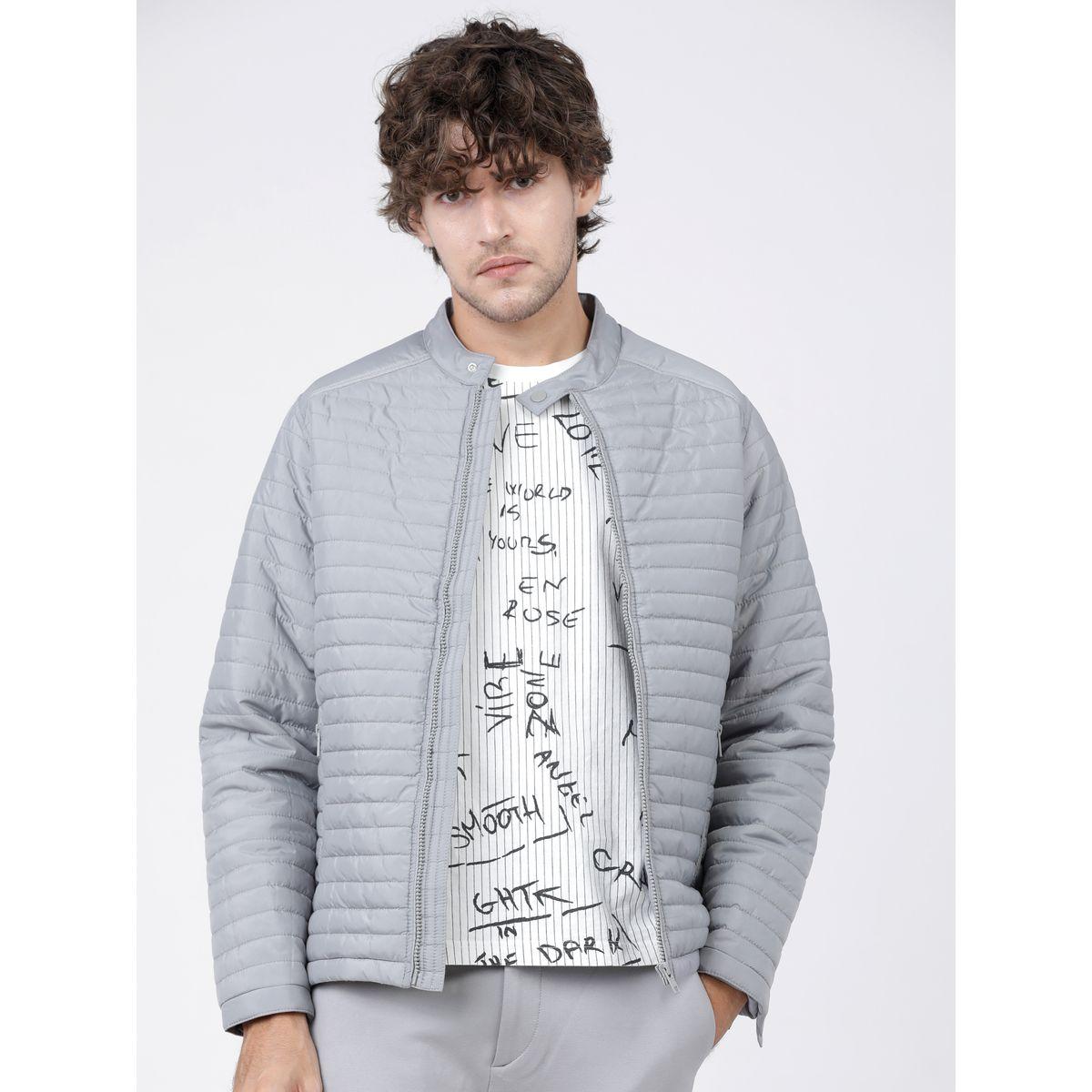 Highlander X Styli Solid Puffer Jacket With Zip Closure-men-clothing-jacketsandblazers-jackets-image-1