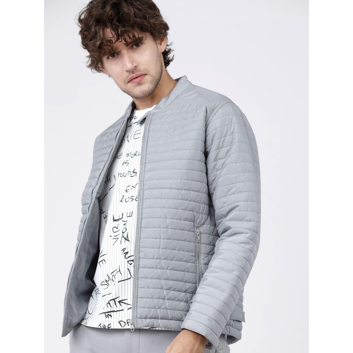 Highlander X Styli Solid Puffer Jacket With Zip Closure-men-clothing-jacketsandblazers-jackets-image-7
