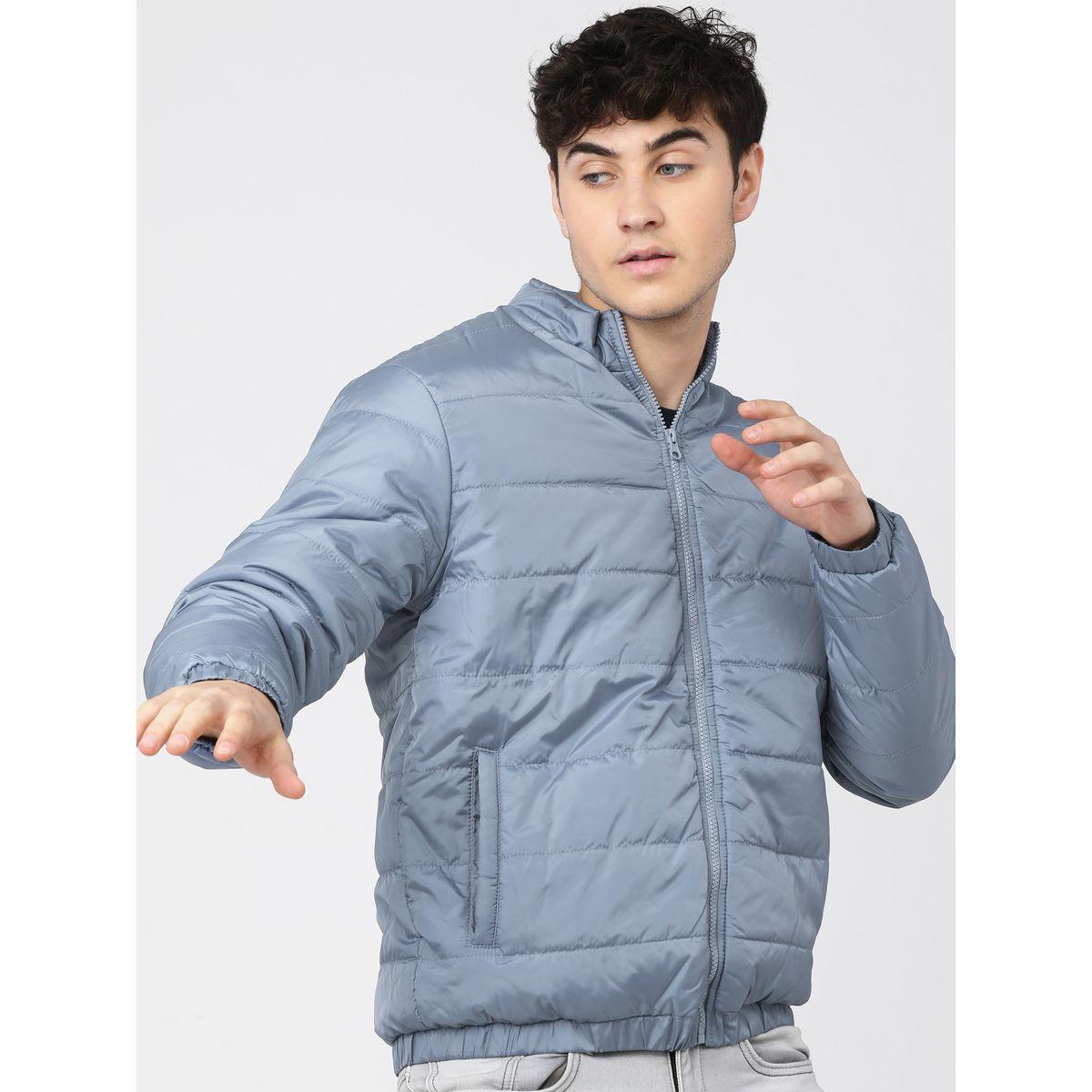 Highlander X Styli Solid High Neck Zip Up Bomber Jacket-men-clothing-jacketsandblazers-jackets-image-1