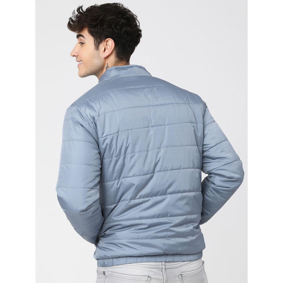 Highlander X Styli Solid High Neck Zip Up Bomber Jacket-men-clothing-jacketsandblazers-jackets-image-3