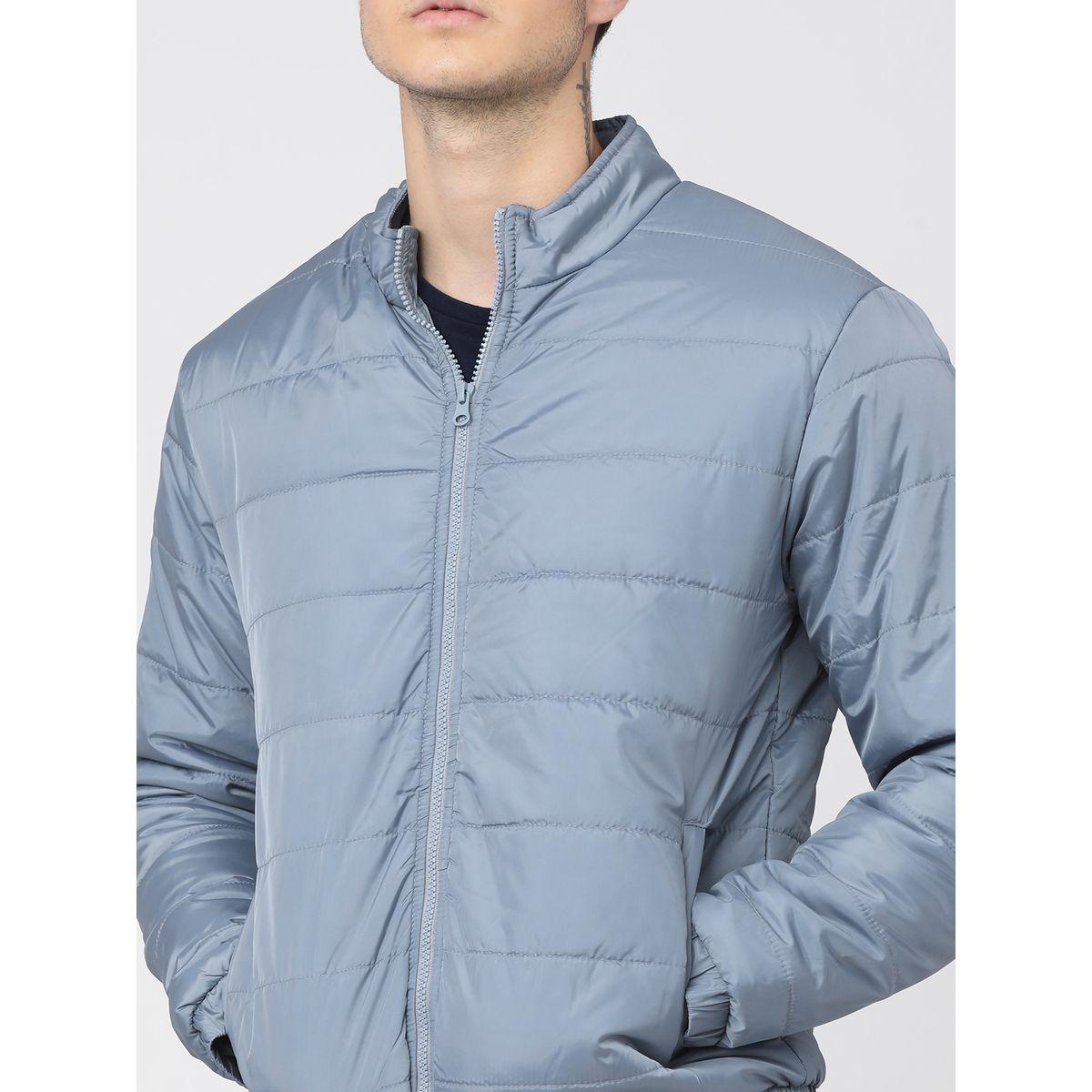 Highlander X Styli Solid High Neck Zip Up Bomber Jacket-men-clothing-jacketsandblazers-jackets-image-4