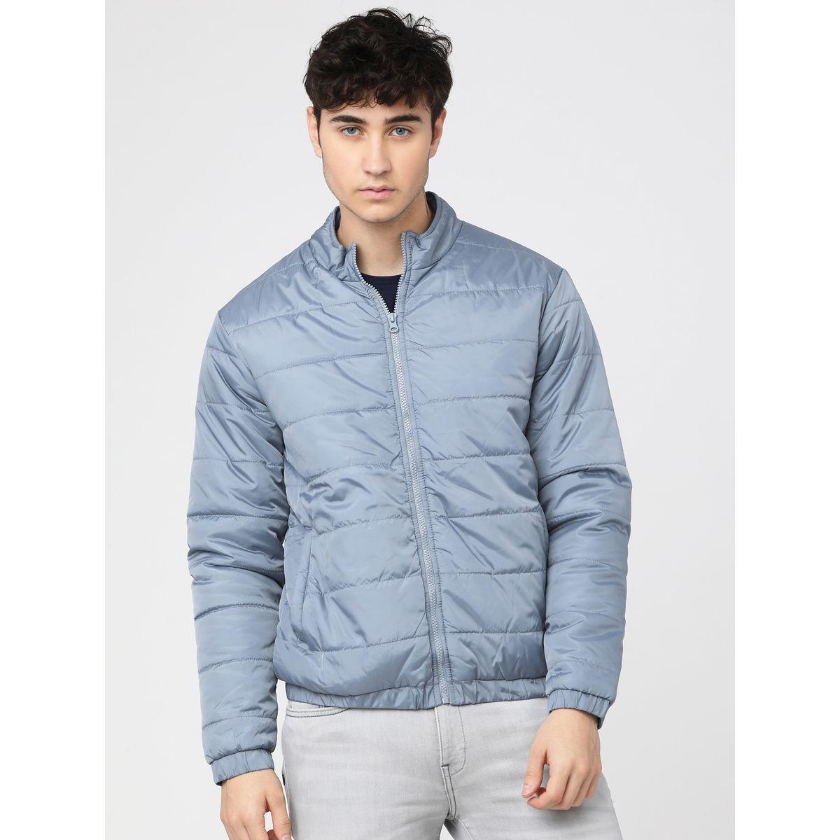 Highlander X Styli Solid High Neck Zip Up Bomber Jacket-men-clothing-jacketsandblazers-jackets-image-7