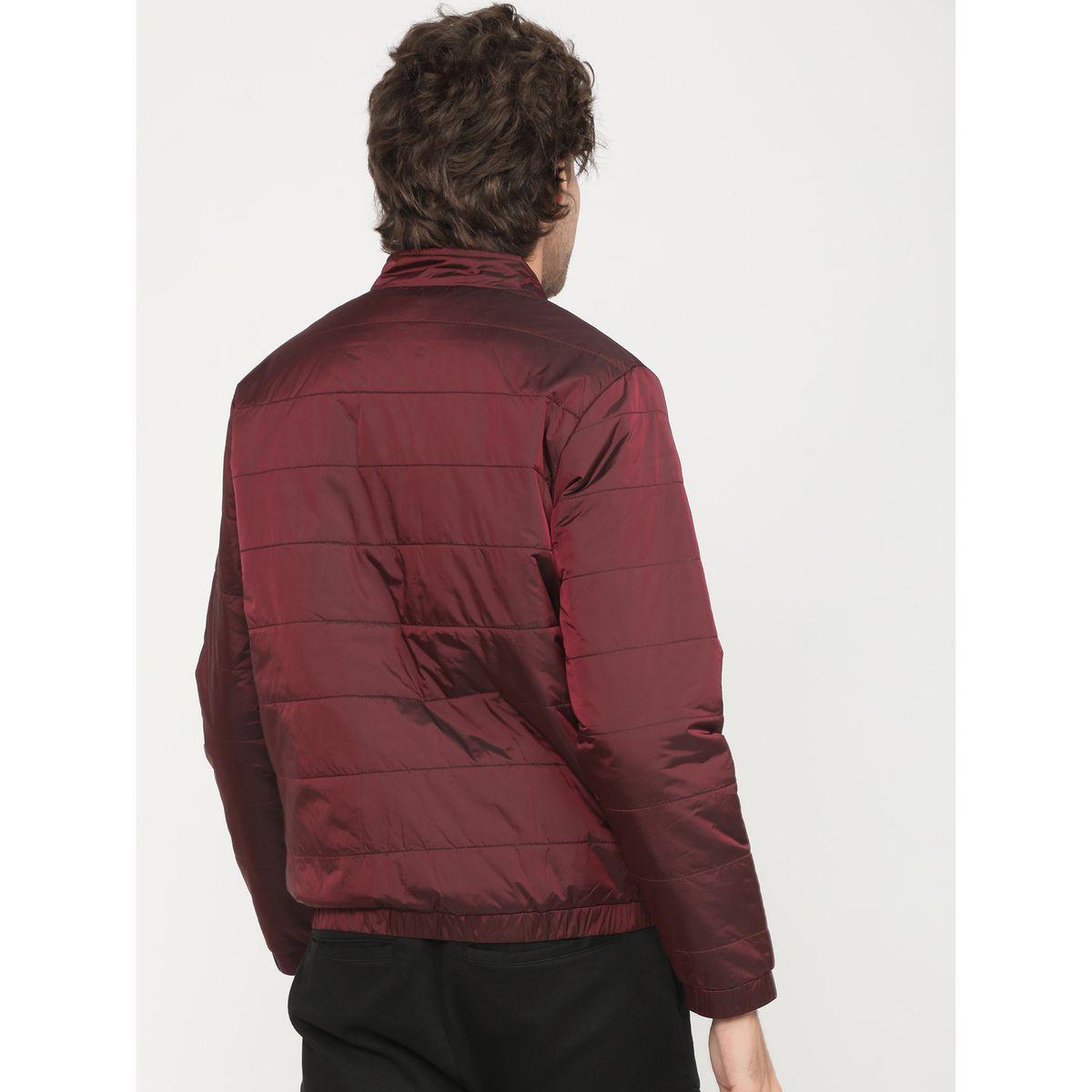 جاكيت بومبر سادة بياقة عالية هايلاندر × ستايلي-men-clothing-jacketsandblazers-jackets-image-5
