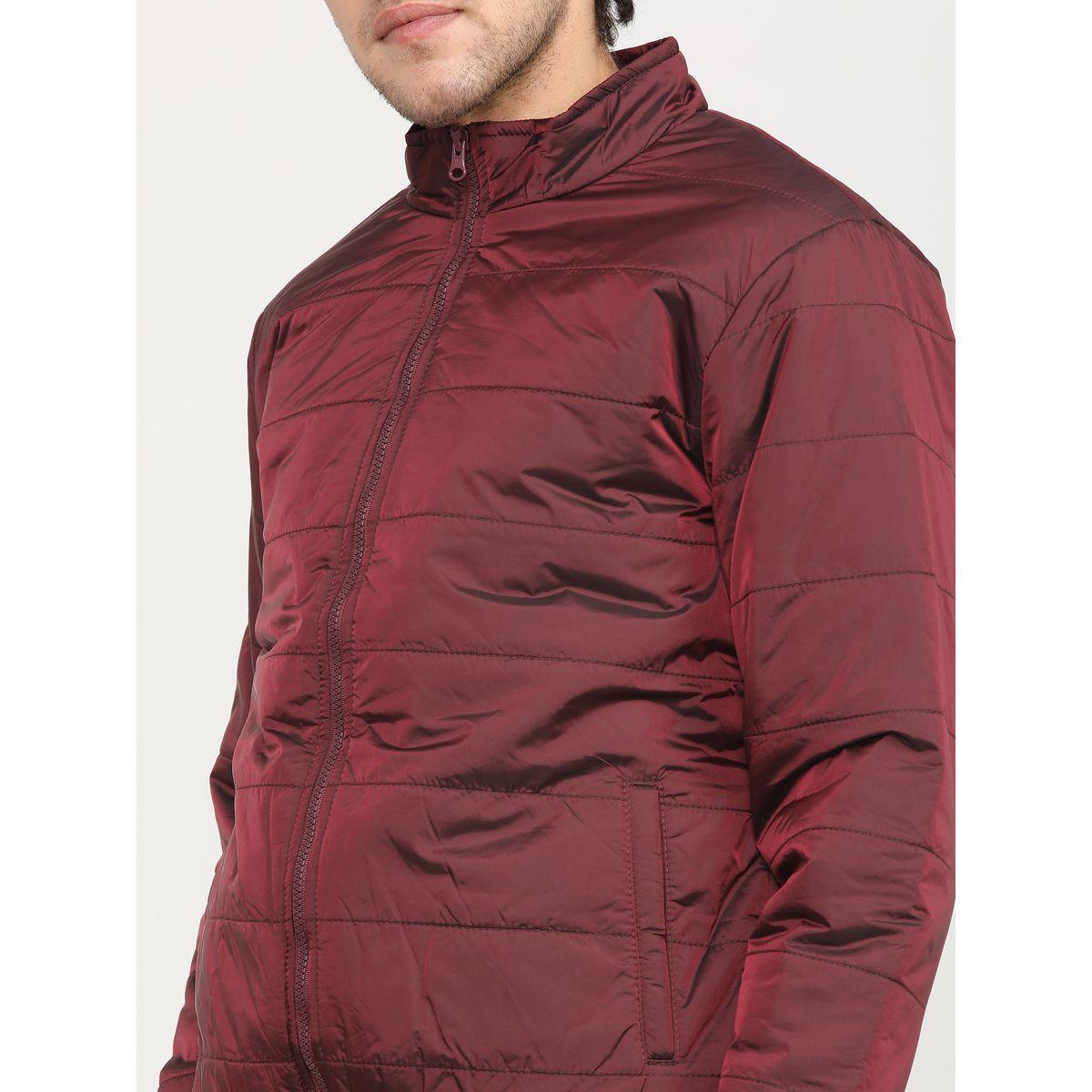 جاكيت بومبر سادة بياقة عالية هايلاندر × ستايلي-men-clothing-jacketsandblazers-jackets-image-4