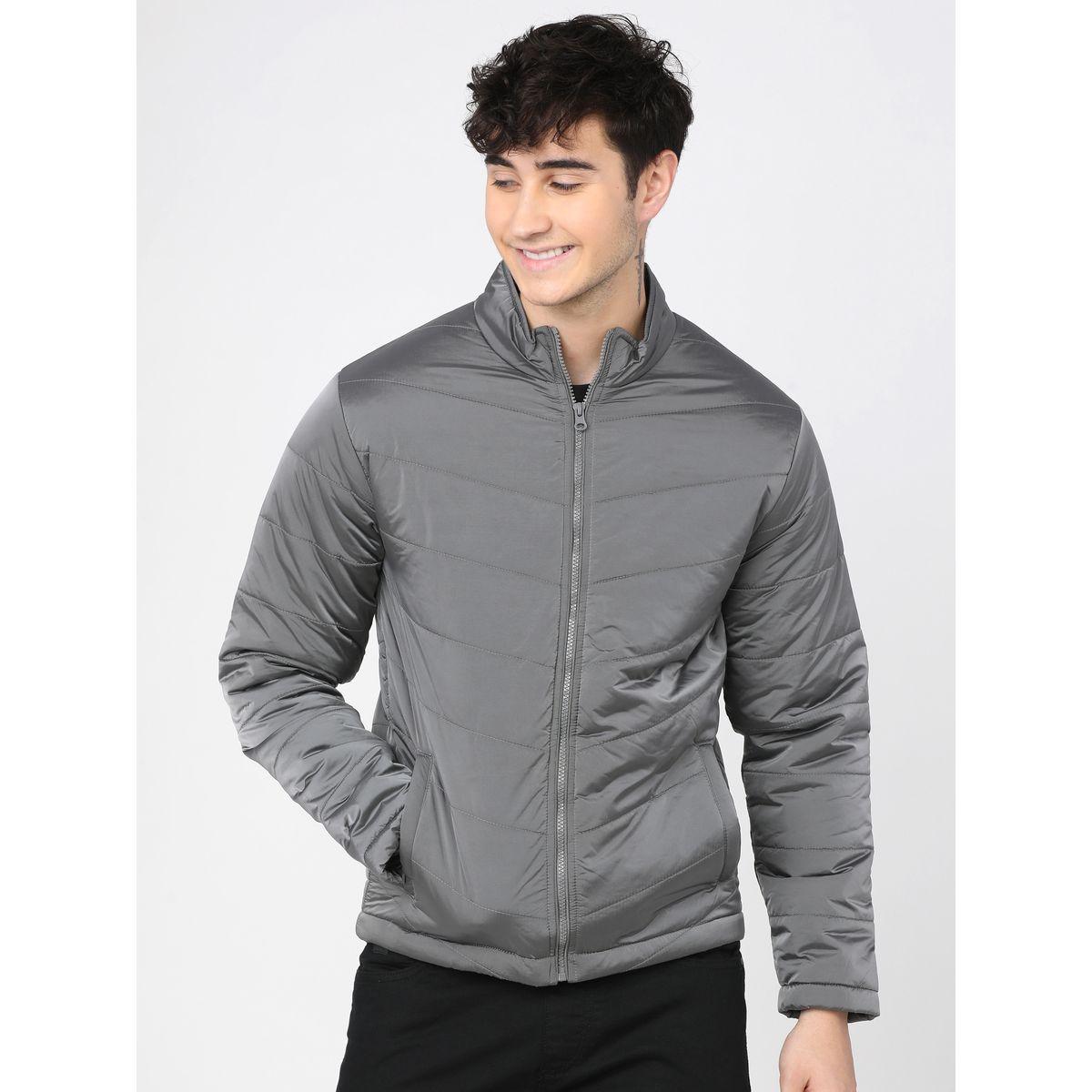 Highlander X Styli Solid High Neck Zip Up Bomber Jacket-men-clothing-jacketsandblazers-jackets-image-2