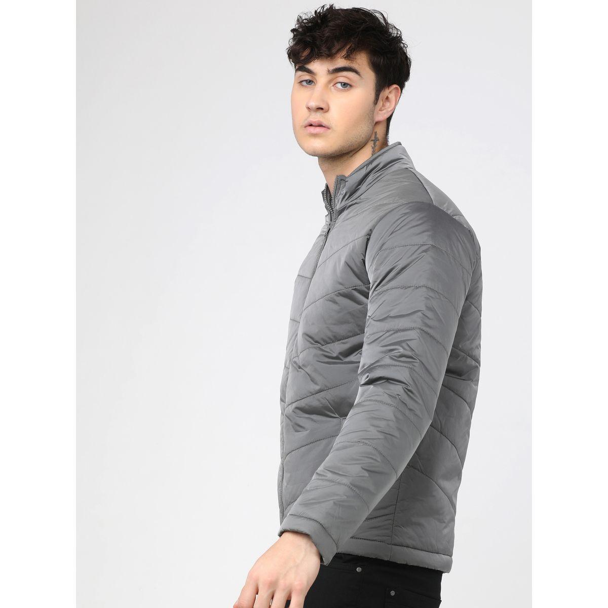 Highlander X Styli Solid High Neck Zip Up Bomber Jacket-men-clothing-jacketsandblazers-jackets-image-3