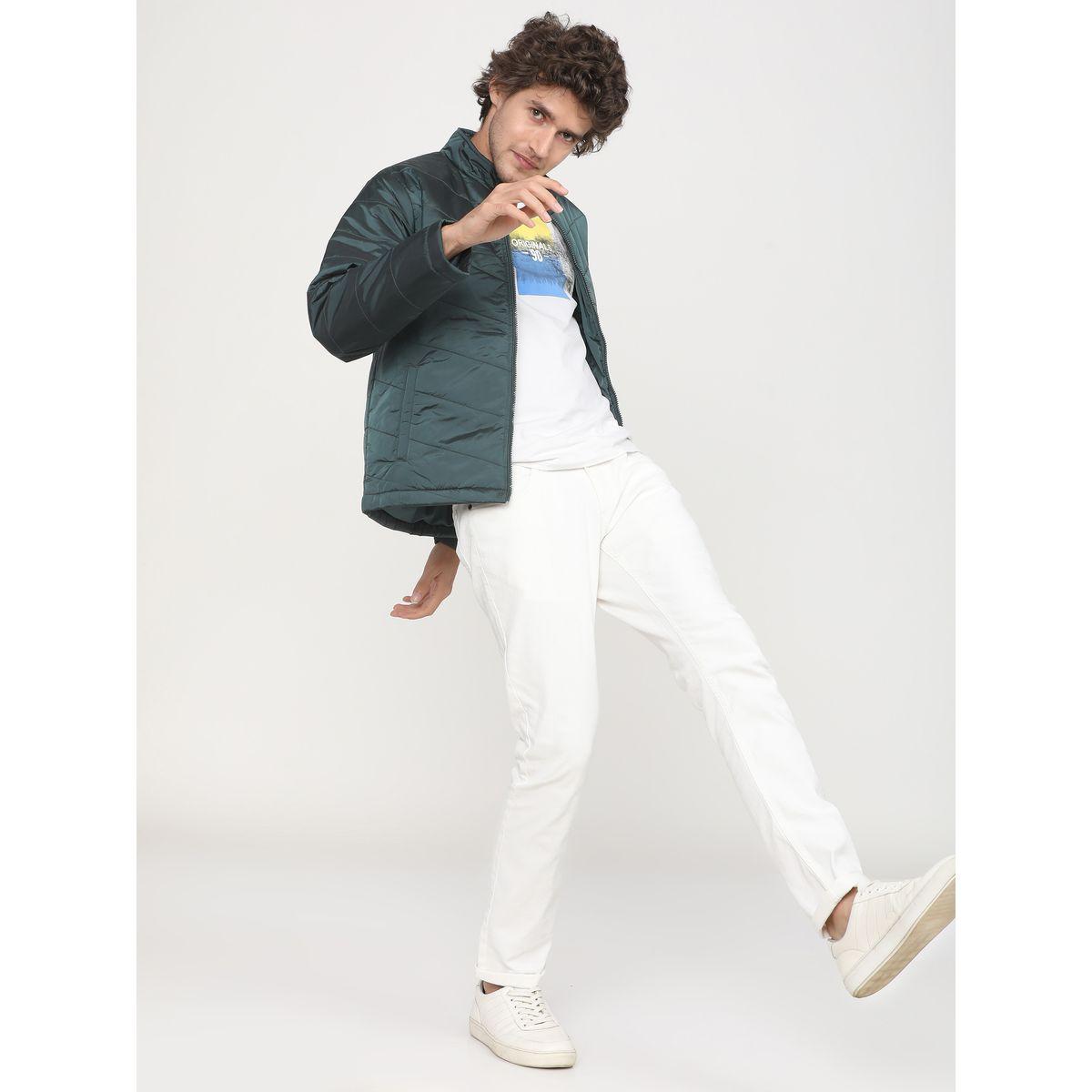 Highlander X Styli Solid High Neck Zip Up Bomber Jacket-men-clothing-jacketsandblazers-jackets-image-5
