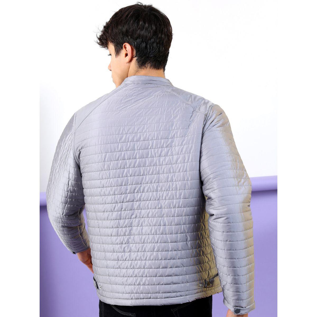 جاكيت بومبر سادة بياقة عالية هايلاندر × ستايلي-men-clothing-jacketsandblazers-jackets-image-3