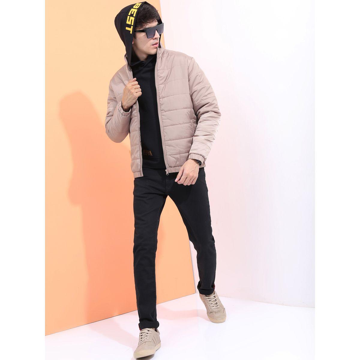 جاكيت مبطن سادة بياقة عالية هايلاندر × ستايلي-men-clothing-jacketsandblazers-jackets-image-2