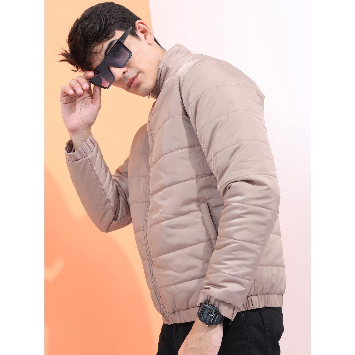 Highlander X Styli Solid High Neck Zip Up Padded Jacket-men-clothing-jacketsandblazers-jackets-image-4