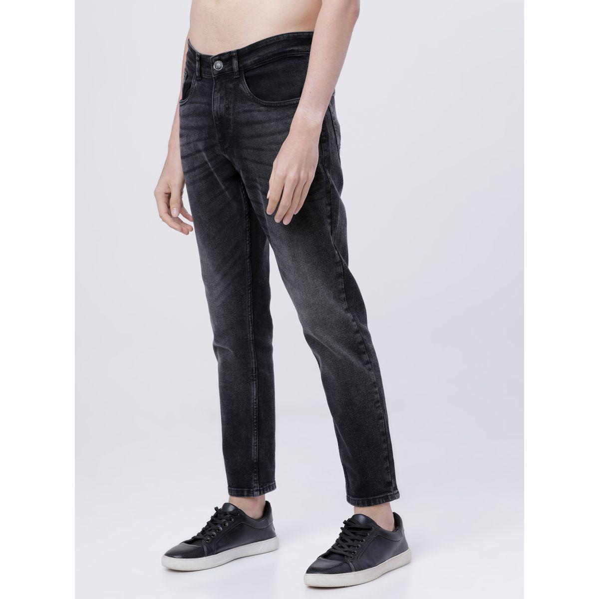 جينز سادة بتداخلات لون باهت هايلاندر × ستايلي-men-clothing-bottoms-jeans-image-2