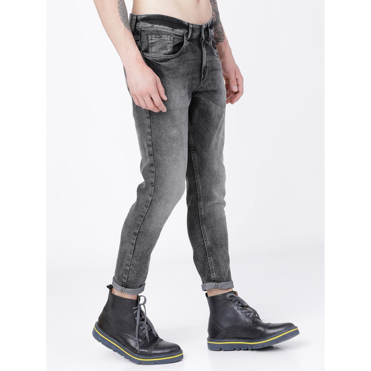 جينز بقصة مستدقة وتفاصيل باهتة هايلاندر × ستايلي-men-clothing-bottoms-jeans-image-6