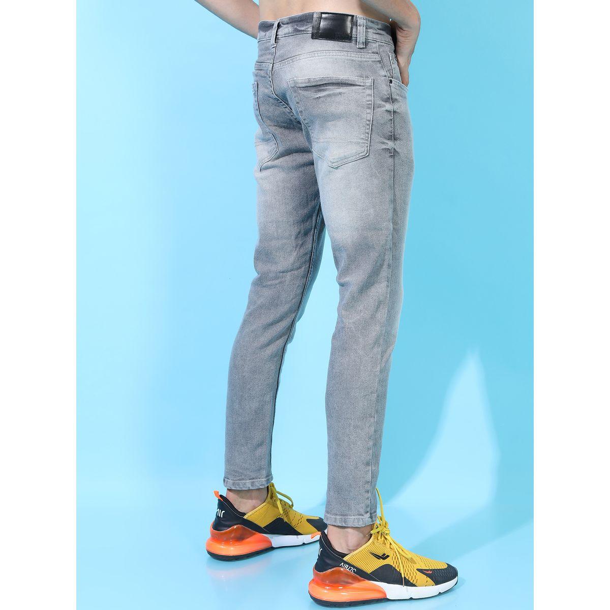 جينز بقصة مستدقة وتفاصيل باهتة هايلاندر × ستايلي-men-clothing-bottoms-jeans-image-3