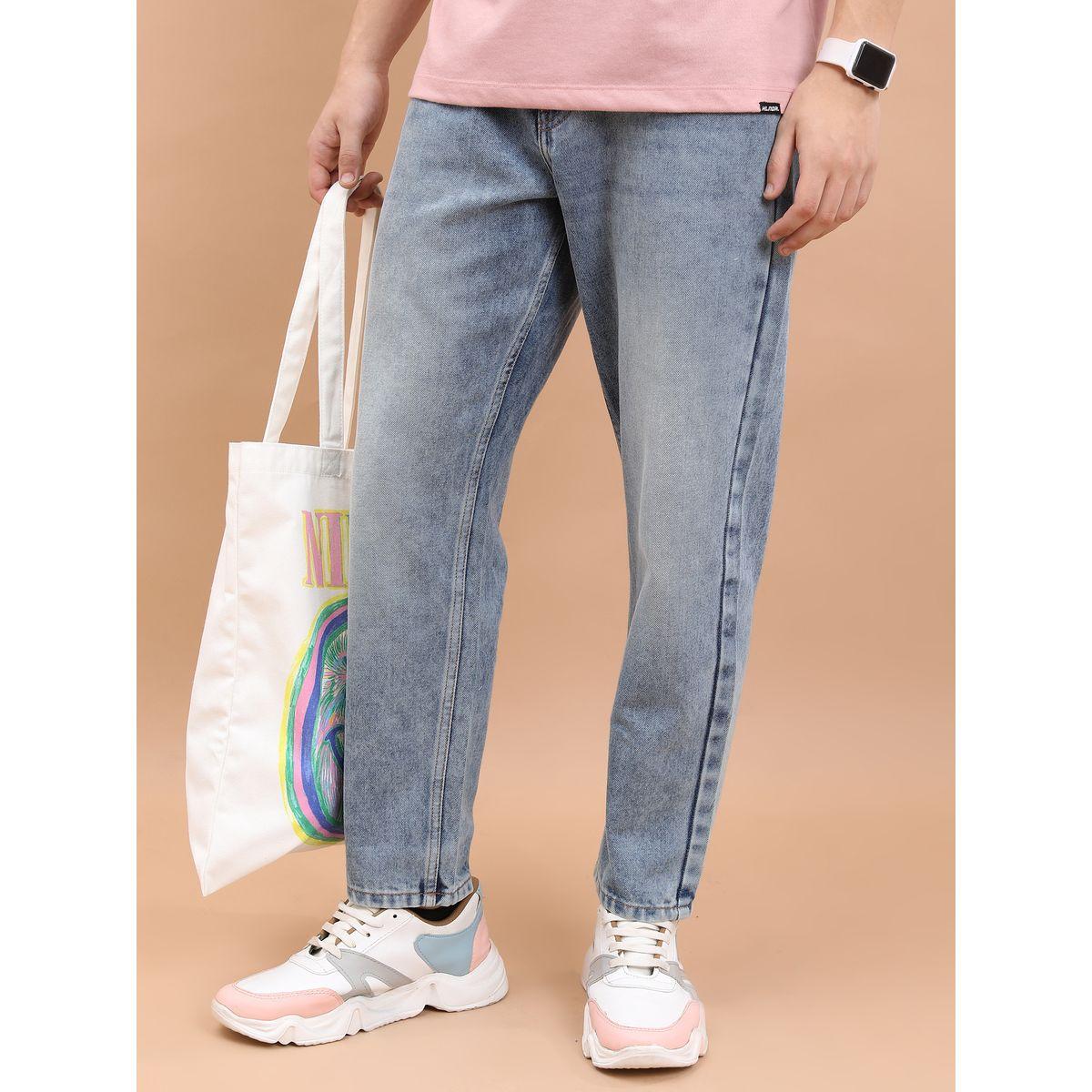 جينز بقصة أرجل مستقيمة هايلاندر × ستايلي-men-clothing-bottoms-jeans-image-1