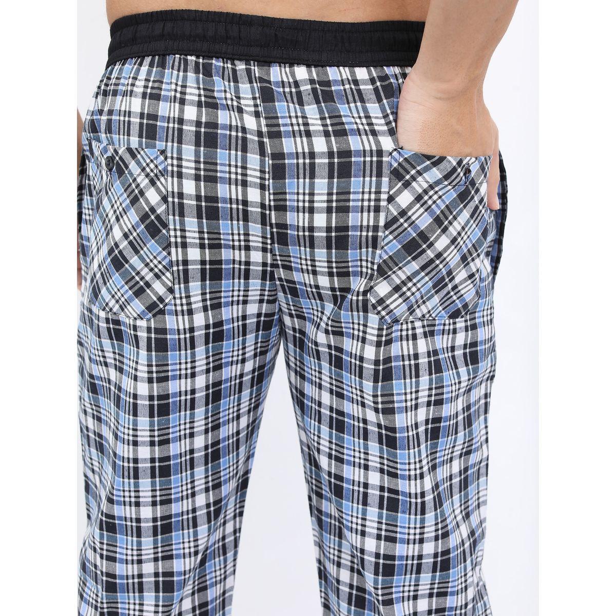 Highlander X Styli Checked Print Mid Rise Lounge Pants-men-clothing-nightwear-pyjamaandshorts-image-5