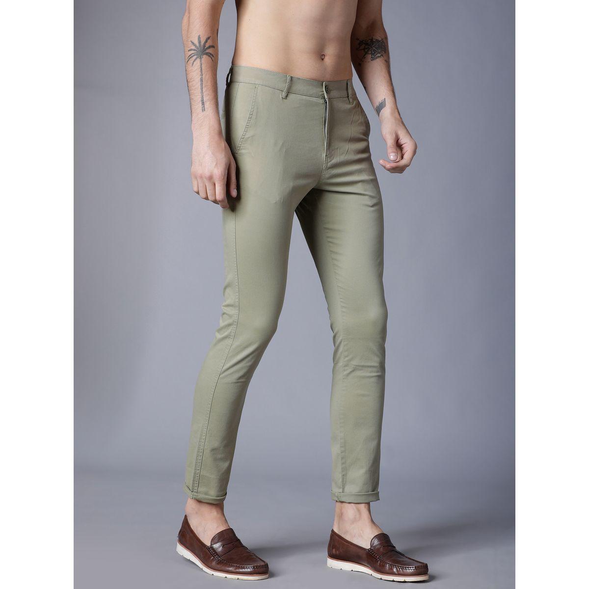 بنطال تشينو بقصة سليم فت هايلاندر × ستايلي-men-clothing-bottoms-trousersandchinos-trousers-image-1
