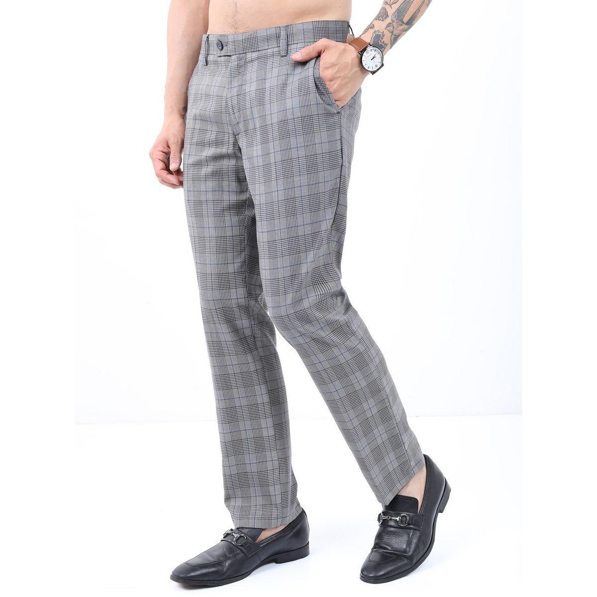 Highlander X Styli Checked Slim Fit Formal Trouser-men-clothing-bottoms-trousersandchinos-trousers-image-4