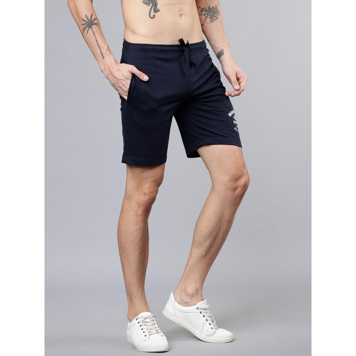 Highlander X Styli Printed Slim Fit Shorts with Drawstring-men-clothing-bottoms-shorts-image-6
