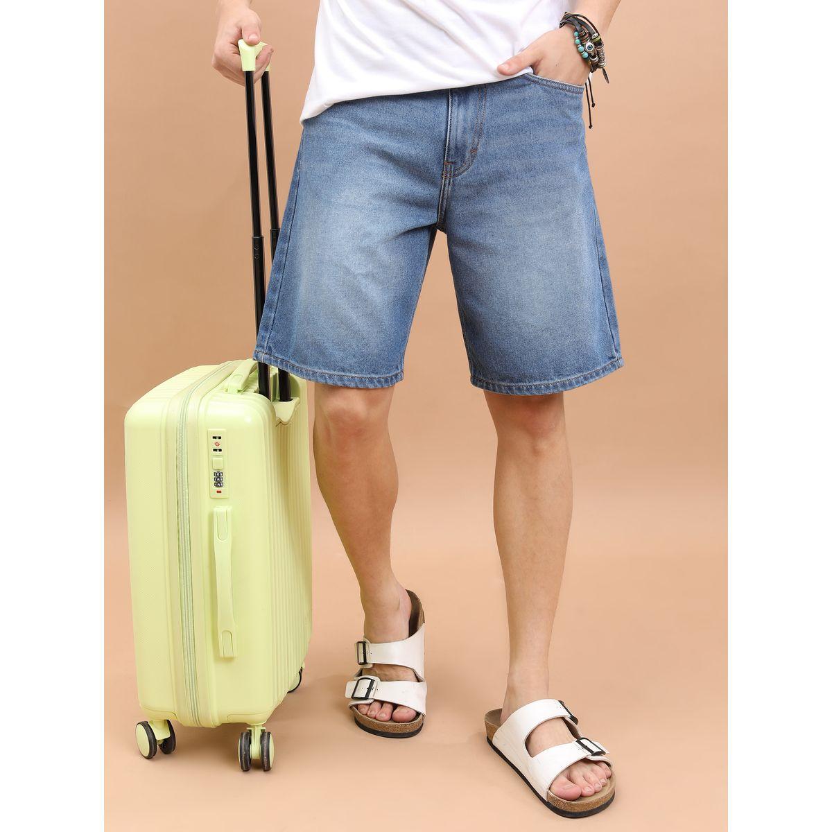 Highlander X Styli High Fade Denim Shorts-men-clothing-bottoms-shorts-image-1