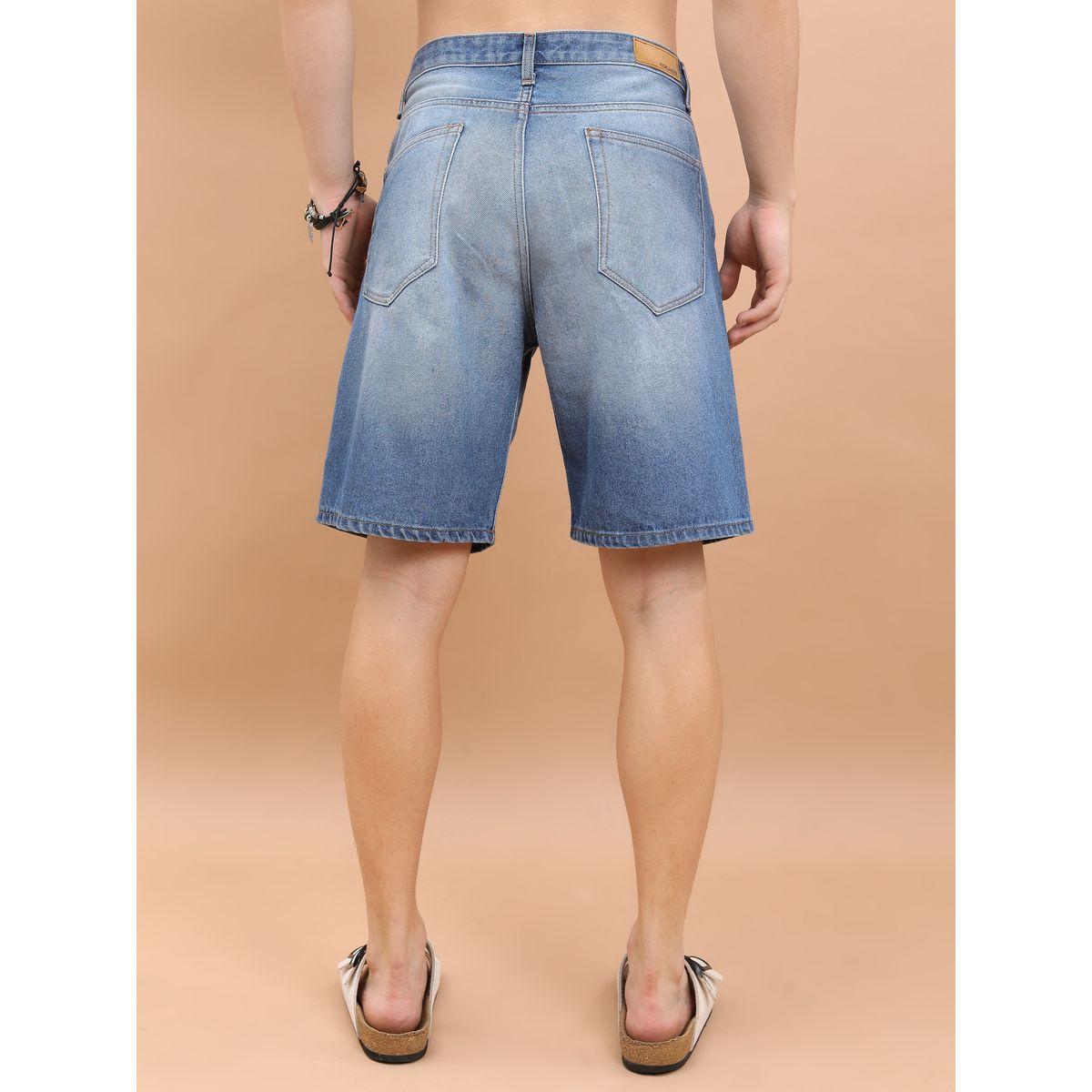 شورت دنيم كاجوال هايلاندر × ستايلي-men-clothing-bottoms-shorts-image-3