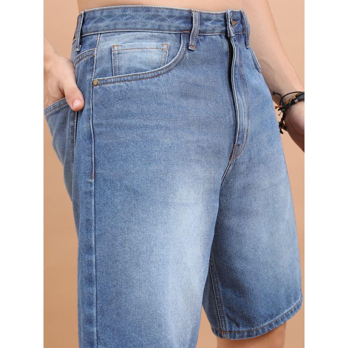 شورت دنيم كاجوال هايلاندر × ستايلي-men-clothing-bottoms-shorts-image-5