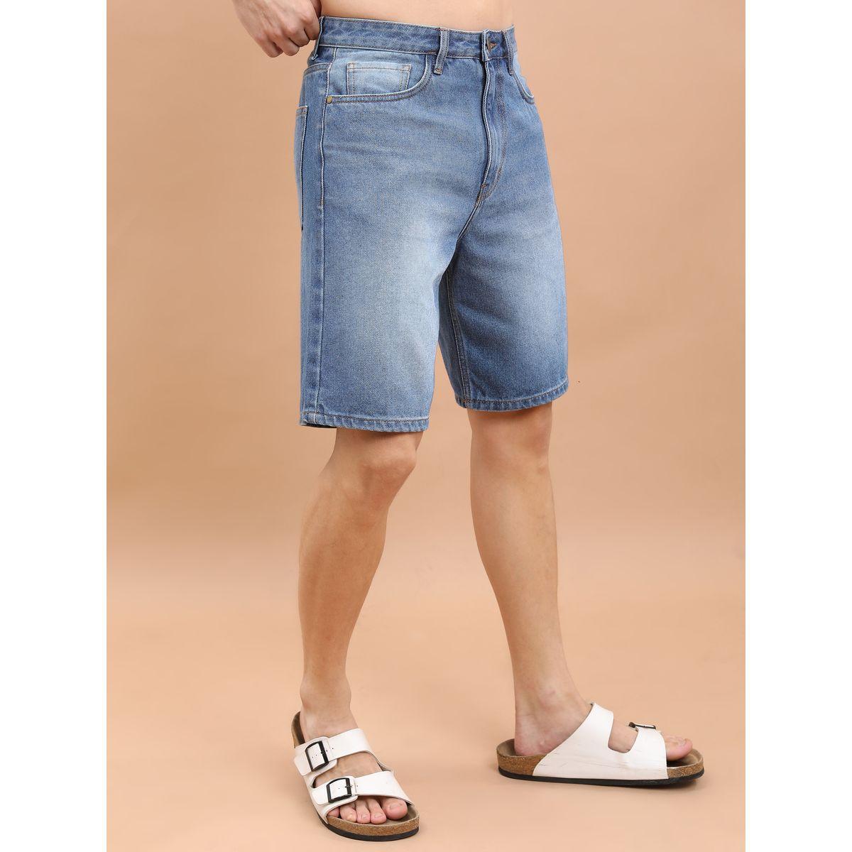 شورت دنيم كاجوال هايلاندر × ستايلي-men-clothing-bottoms-shorts-image-6