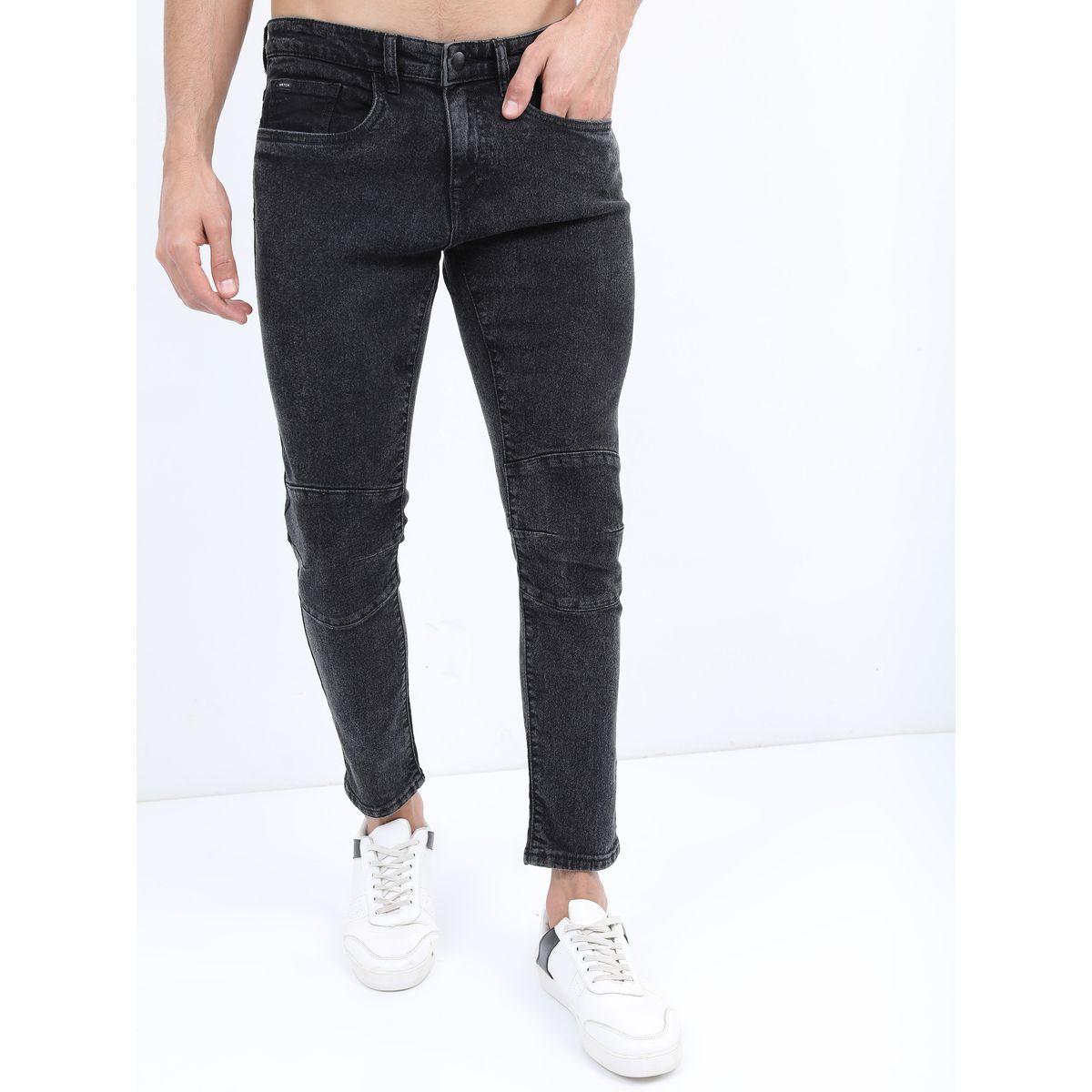 Ketch X Styli Cut & Sew Panel Tapered Fit Stretchable Jeans-men-clothing-bottoms-jeans-image-1