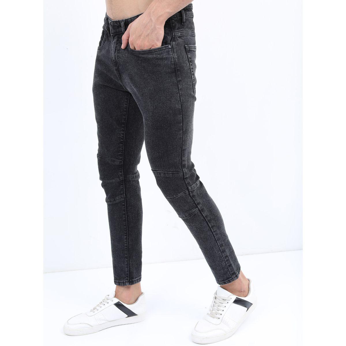 Ketch X Styli Cut & Sew Panel Tapered Fit Stretchable Jeans-men-clothing-bottoms-jeans-image-4