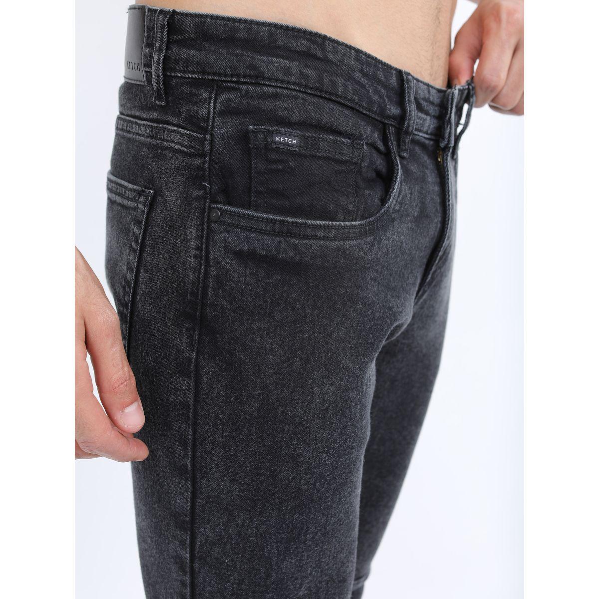 Ketch X Styli Cut & Sew Panel Tapered Fit Stretchable Jeans-men-clothing-bottoms-jeans-image-5