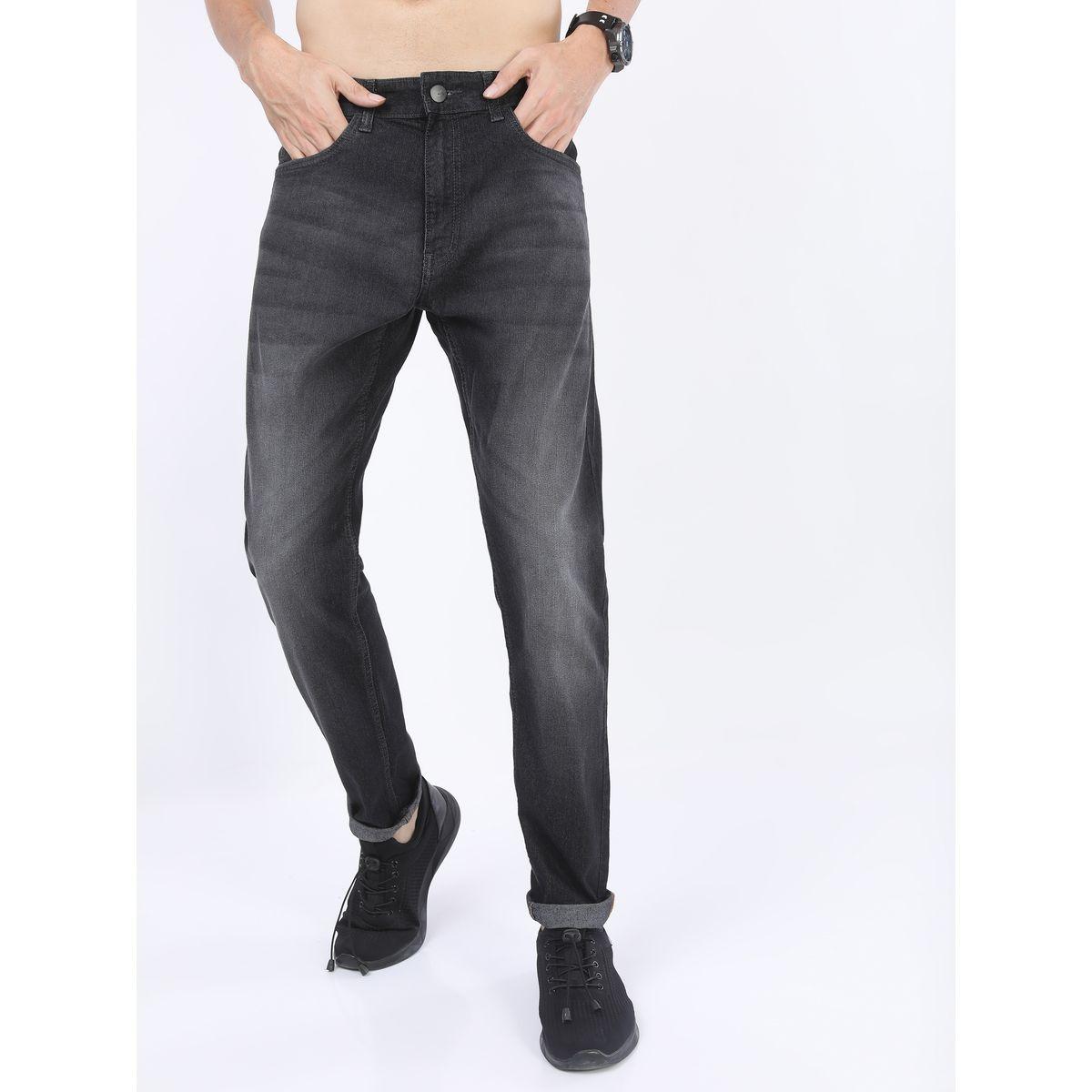 Ketch X Styli Tapered Fit Heavy Fade Stretchable Jeans-men-clothing-bottoms-jeans-image-1