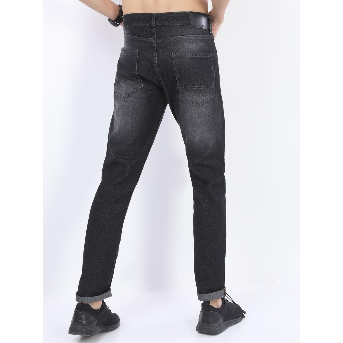 جينز بنسيج مطاط وقصة مستدقة كيتش × ستايلي-men-clothing-bottoms-jeans-image-3