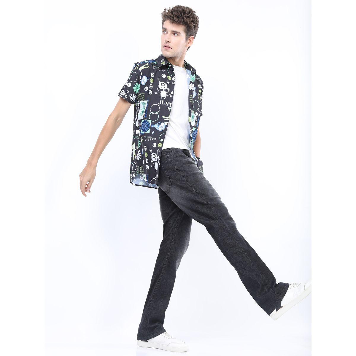 جينز كاجوال بتداخل لون باهت كيتش × ستايلي-men-clothing-bottoms-jeans-image-2