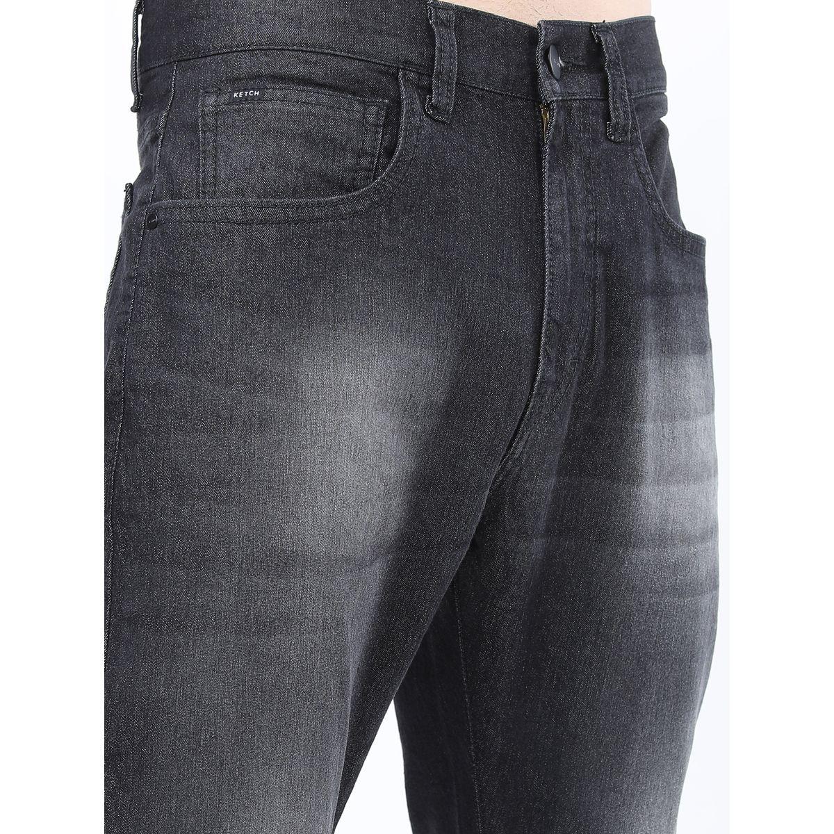 Ketch X Styli Regular Fit Light Fade Stretchable Jeans-men-clothing-bottoms-jeans-image-5