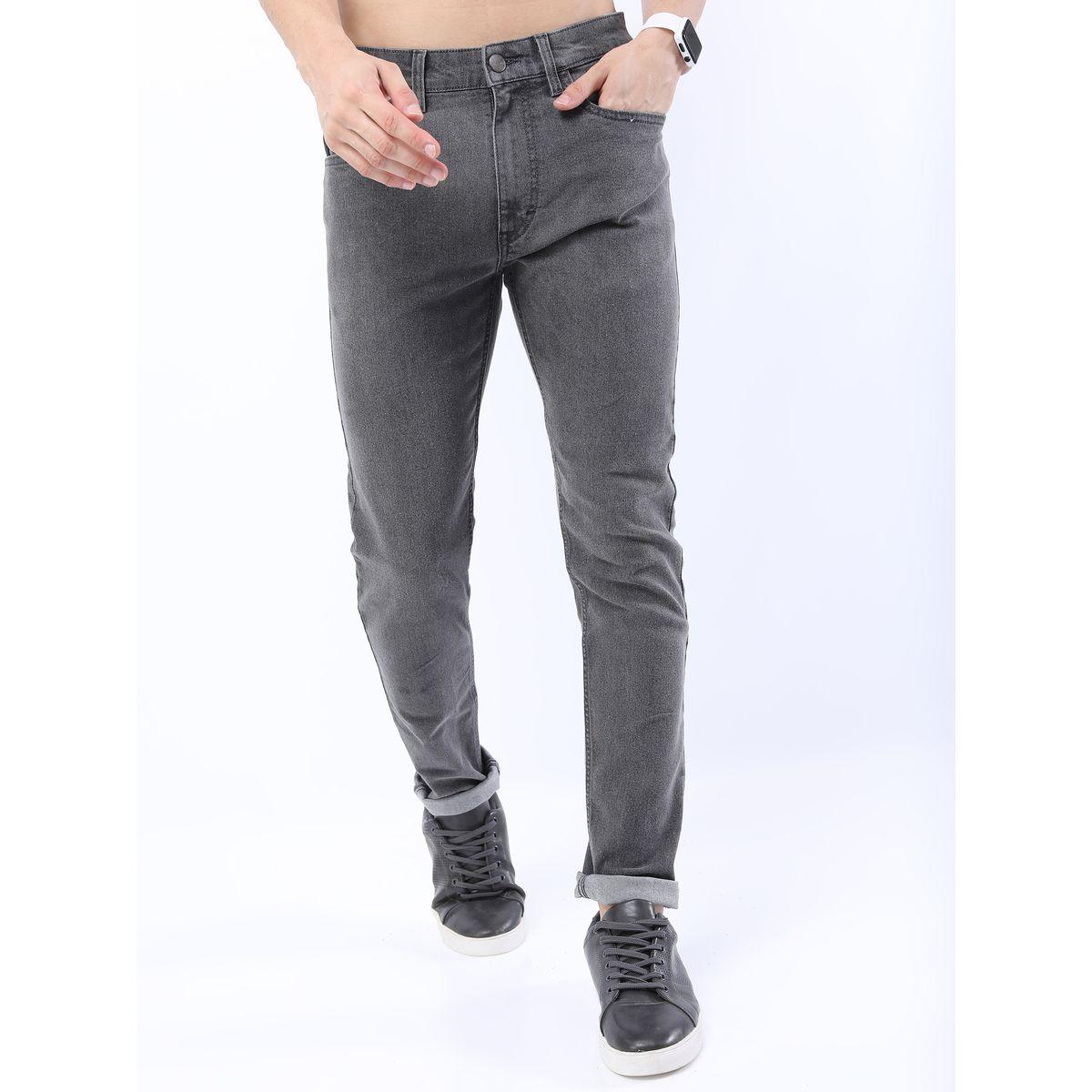 Ketch X Styli Tapered Fit Acid Wash Stretchable Jeans-men-clothing-bottoms-jeans-image-1