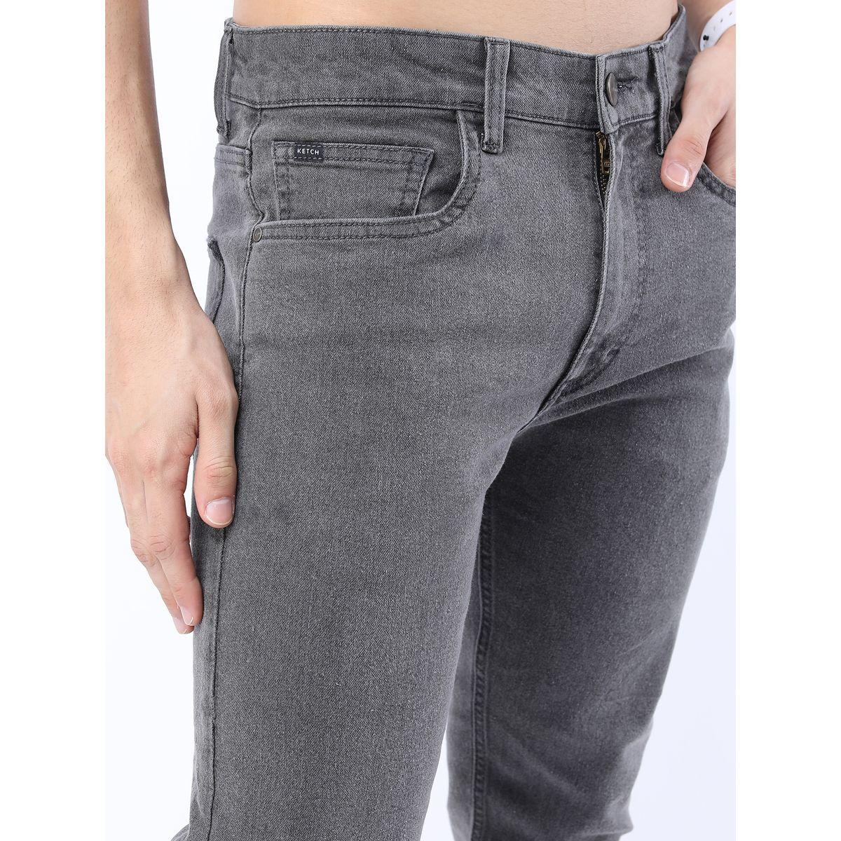 Ketch X Styli Tapered Fit Acid Wash Stretchable Jeans-men-clothing-bottoms-jeans-image-4