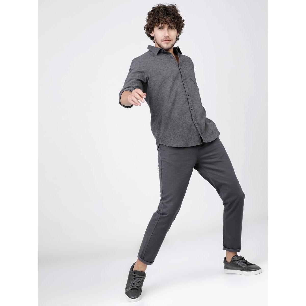 Ketch X Styli Slim Fit Solid Casual Shirt-men-clothing-shirts-image-5
