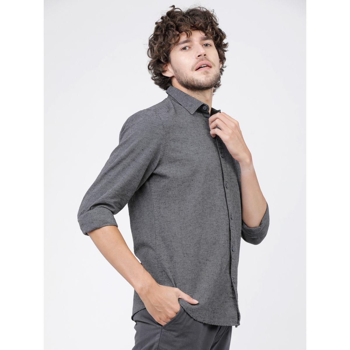 Ketch X Styli Slim Fit Solid Casual Shirt-men-clothing-shirts-image-6