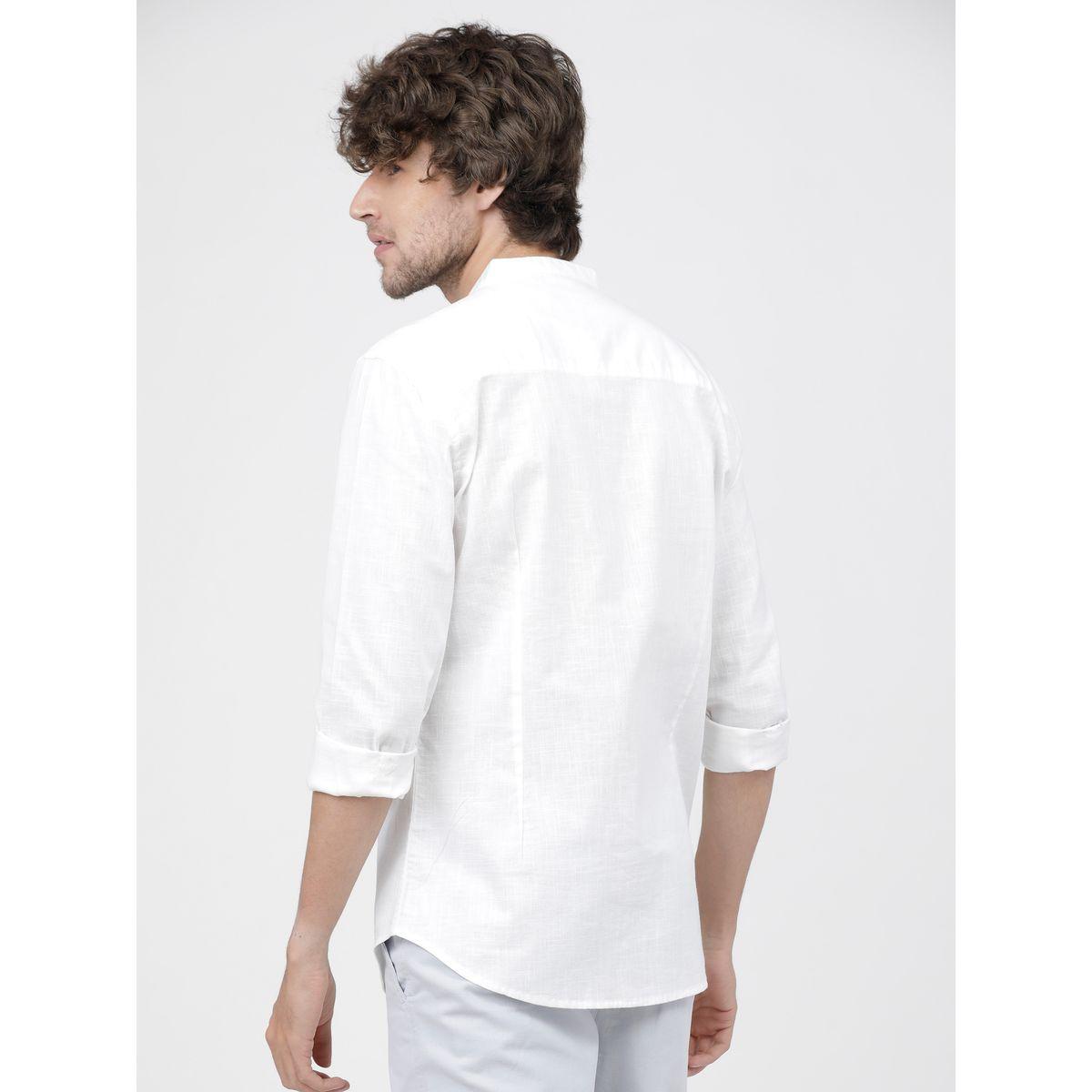 قميص سادة بقصة سليم فت كيتش × ستايلي-men-clothing-shirts-image-3