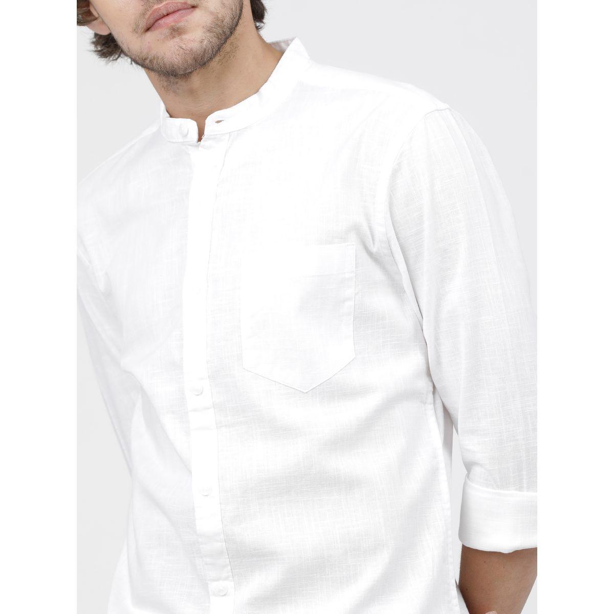 قميص سادة بقصة سليم فت كيتش × ستايلي-men-clothing-shirts-image-4