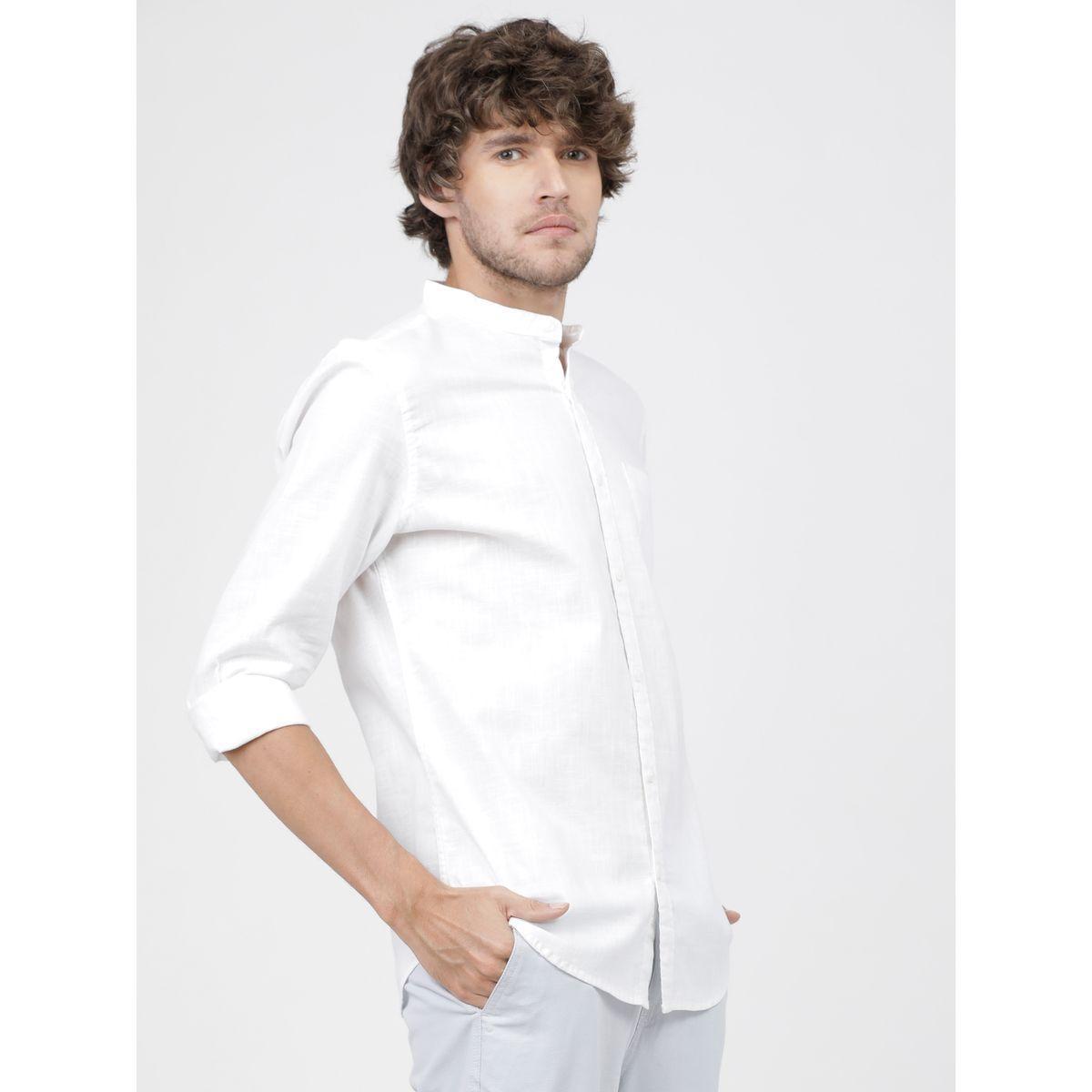 قميص سادة بقصة سليم فت كيتش × ستايلي-men-clothing-shirts-image-6
