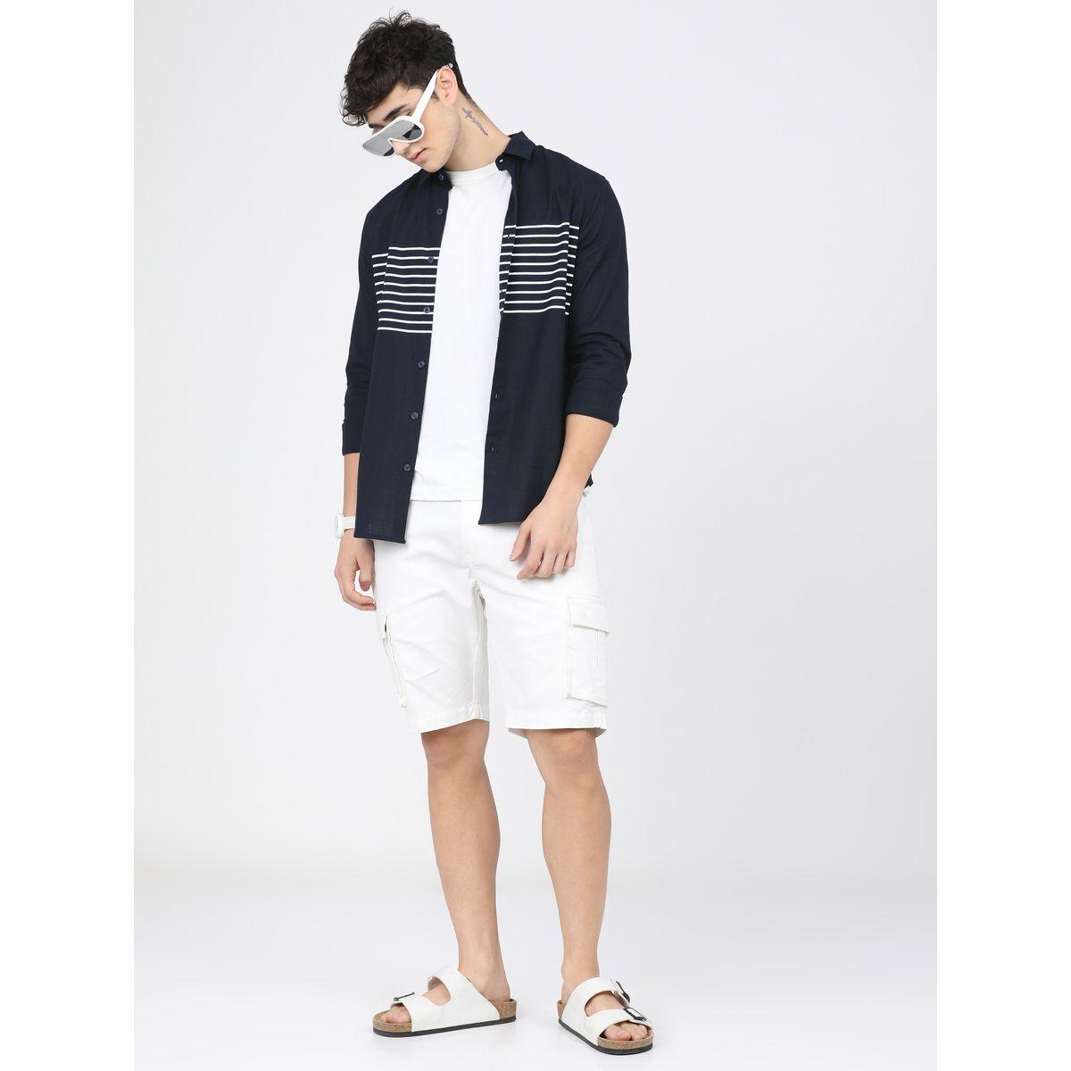قميص مخطط بقصة سليم فت كيتش × ستايلي-men-clothing-shirts-image-5