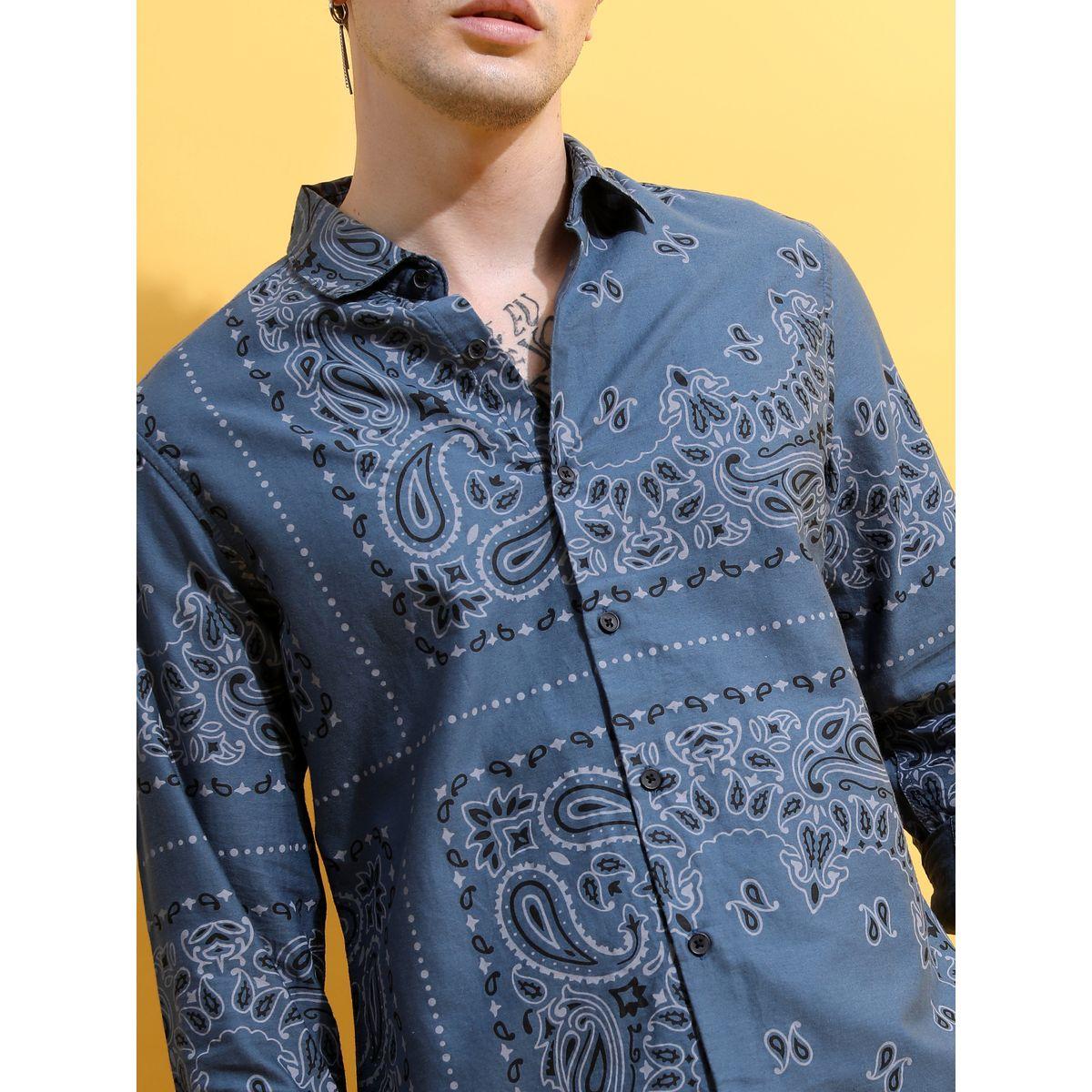 قميص بقصة سليم فت كيتش × ستايلي-men-clothing-shirts-image-5