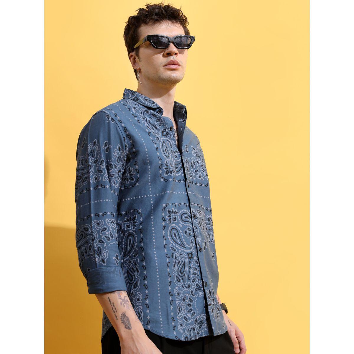 قميص بقصة سليم فت كيتش × ستايلي-men-clothing-shirts-image-6