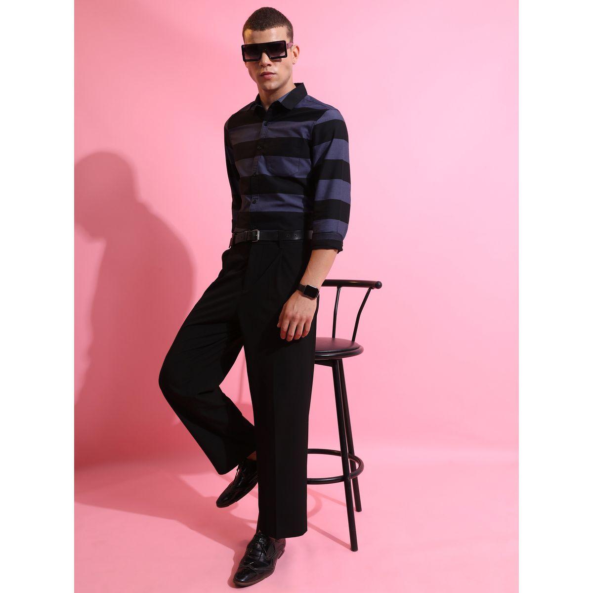 Ketch X Styli Striped Slim Fit Casual Shirt-men-clothing-shirts-image-2