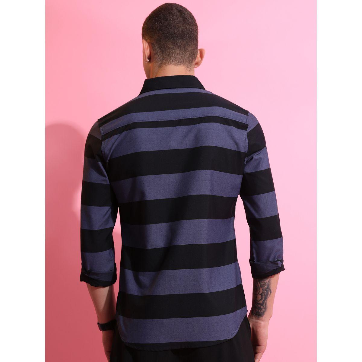 Ketch X Styli Striped Slim Fit Casual Shirt-men-clothing-shirts-image-3
