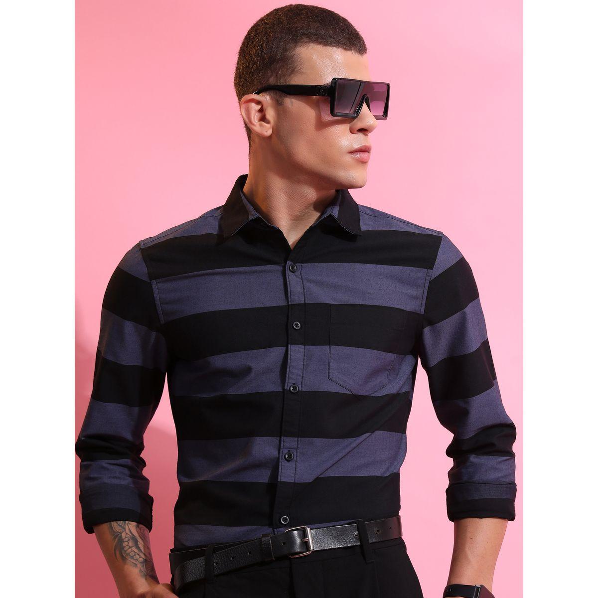 Ketch X Styli Striped Slim Fit Casual Shirt-men-clothing-shirts-image-6