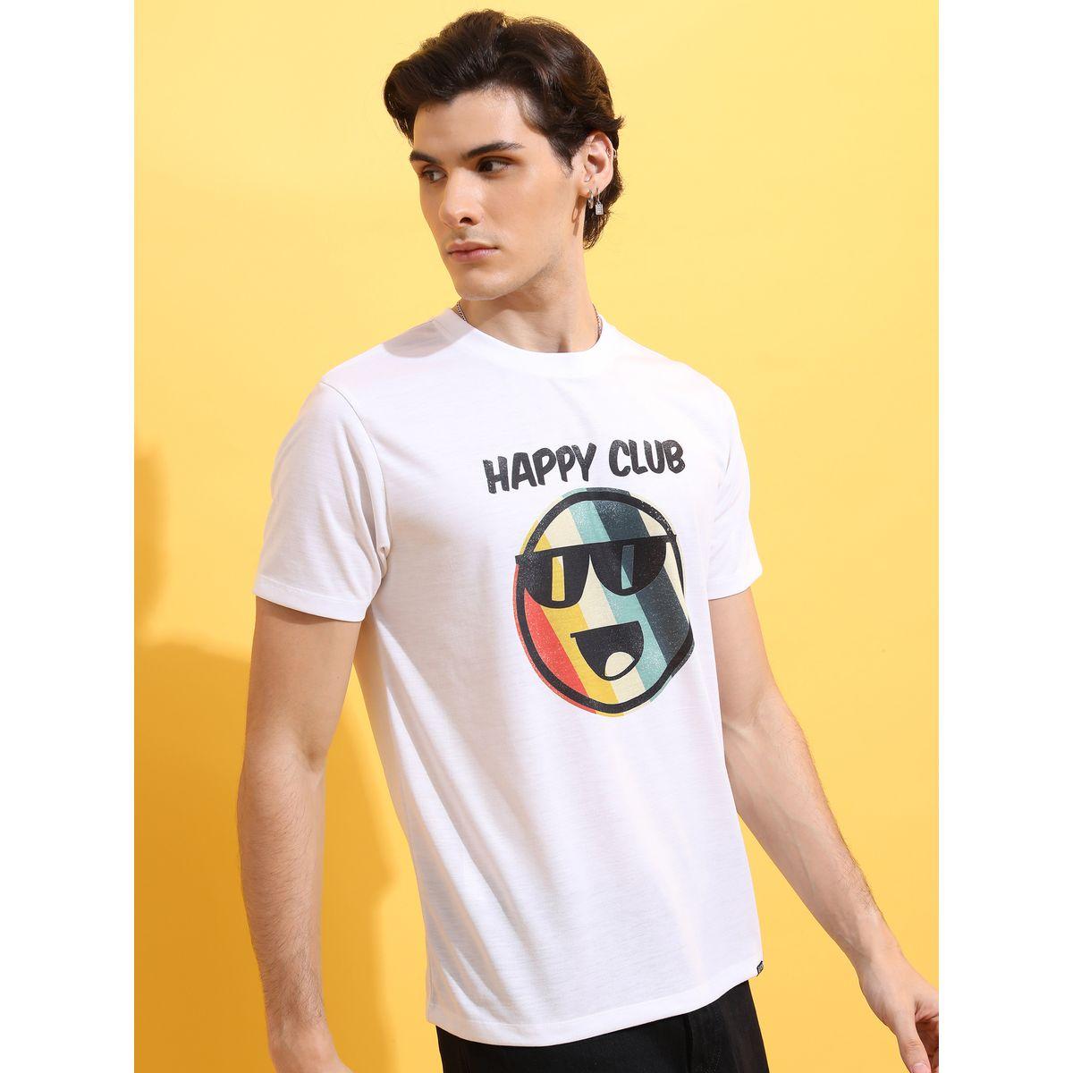 تيشيرت بقصة مريحة وطبعة جرافيك كيتش × ستايلي-men-clothing-tshirtsandpolos-tshirts-image-6