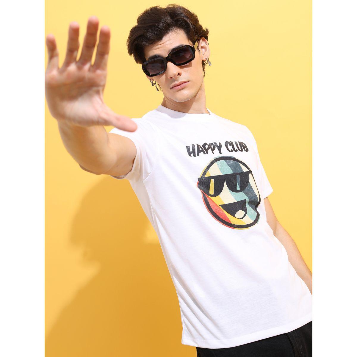 تيشيرت بقصة مريحة وطبعة جرافيك كيتش × ستايلي-men-clothing-tshirtsandpolos-tshirts-image-7