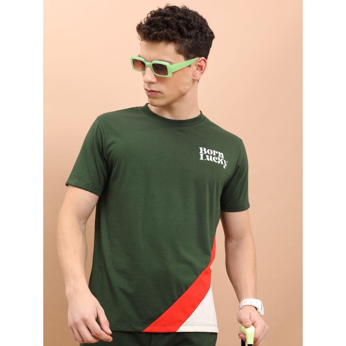 تيشيرت بنمط كتل الالوان كيتش × ستايلي-men-clothing-tshirtsandpolos-tshirts-image-1